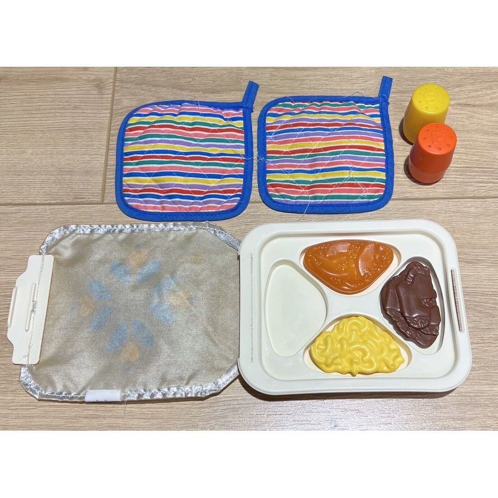 Vintage Fisher Price‎ Fun With Food TV Dinner Set *Not Complete